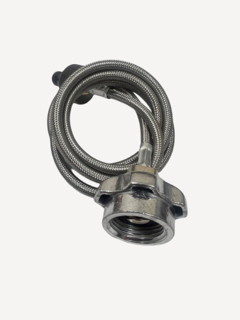 Адаптер газовый BRS-17ELS_HOSE LPG-Резьба (Стальной; Шланг 1м)